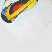 Mooie Vogel Vintage Toekan Tissuepapier (Detail)