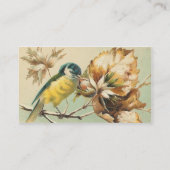 Mooie  vogel visitekaartje (Achterkant)