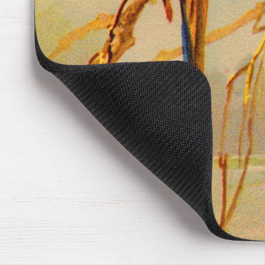 mooie vogelafdrukken muismat (Hoek)