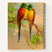 mooie vogelafdrukken notitieboek (Achterkant)