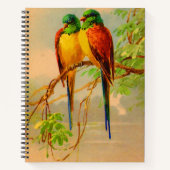 mooie vogelafdrukken notitieboek (Voorkant)