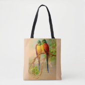mooie vogelafdrukken tote bag (Voorkant)