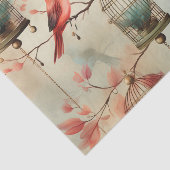  mooie vogelkooien vogels decoupage tissuepapier (Detail)