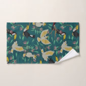 Mooie vogels bad handdoek (Handdoek)