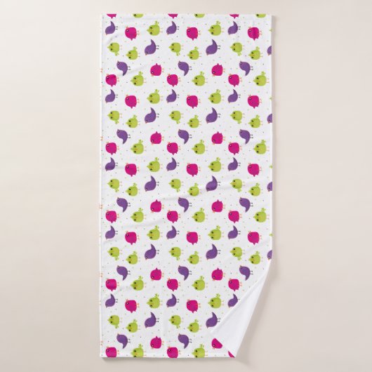 Mooie vogels badhanddoek (Badhanddoek)