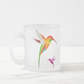 Mooie vogels (Colibri) Matglas Koffiemok (Links)