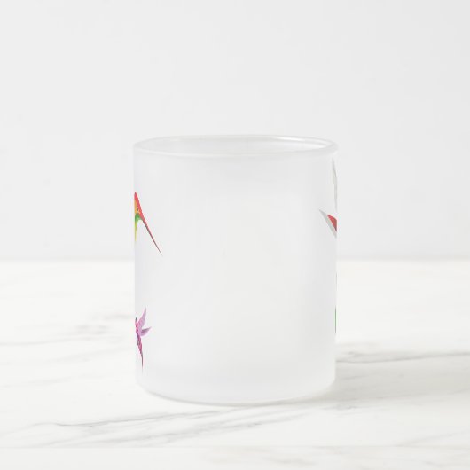 Mooie vogels (Colibri) Matglas Koffiemok (Center)