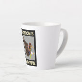 Mooie vogels combinatie vliegen latte mok (Rechterhoek)