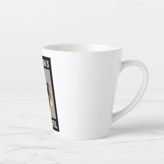 Mooie vogels combinatie vliegen latte mok (Rechts)