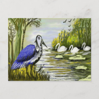 Mooie vogels door Lakeside Briefkaart