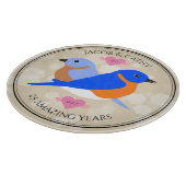 Mooie vogels: elk Jubileum jaar Snijplank (Hoek)