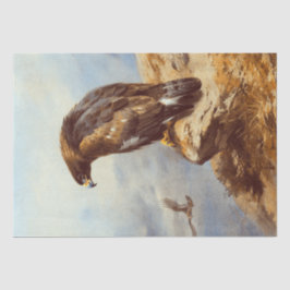 Mooie Vogels Golden Eagle Waterverf Decoupage Tissuepapier