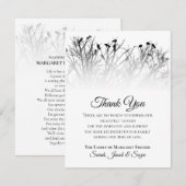 Mooie vogels in de bomen Dank u voor de sympathiek (Voorkant / Achterkant)