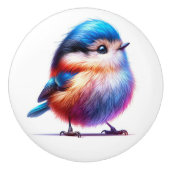 Mooie vogels keramische knop (Voorkant)