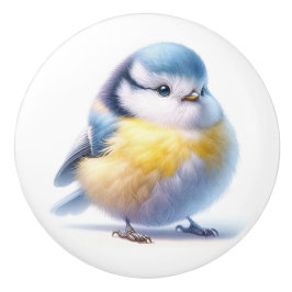 Mooie vogels keramische knop