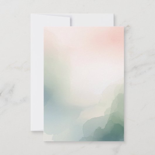 Mooie Vogels Nesten Party Neutraal Baby shower Bedankkaart (Achterkant)