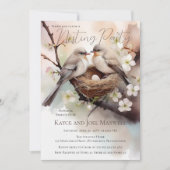 Mooie Vogels Nesten Party Neutraal Baby shower Kaart (Voorkant)