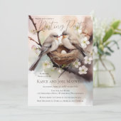 Mooie Vogels Nesten Party Neutraal Baby shower Kaart (Staand voorkant)