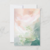 Mooie Vogels Nesting Party Twins Baby shower Bedankkaart (Achterkant)