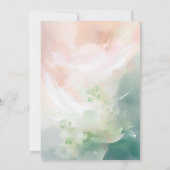 Mooie Vogels Nesting Party Twins Baby shower Kaart (Achterkant)