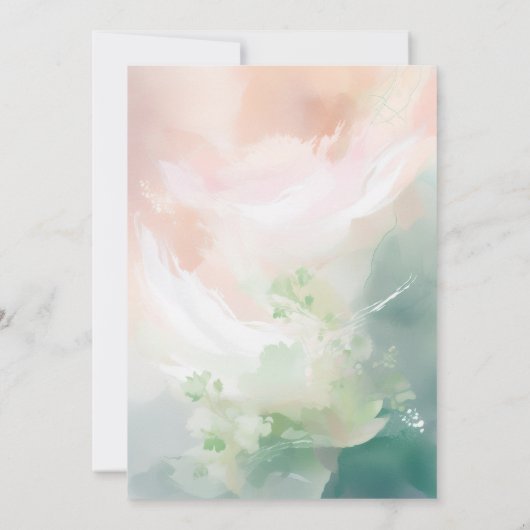 Mooie Vogels Nesting Party Twins Baby shower Kaart (Achterkant)