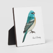 Mooie vogels Plaque Fotoplaat (Voorkant)