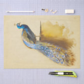 Mooie vogels Royal Peacock  ontkoppeling Tissuepapier (Craft)