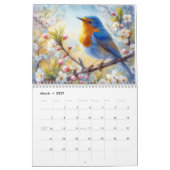 Mooie vogels schilderijen kalender (Mar 2027)