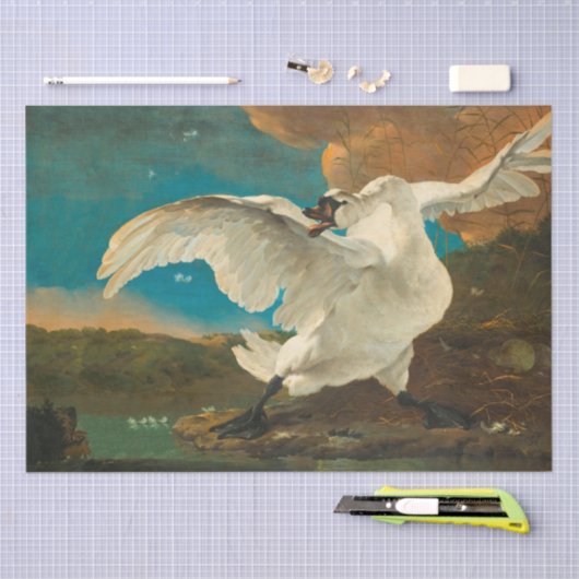 Mooie vogels,  schilderijen van White Swan Tissuepapier (Craft)