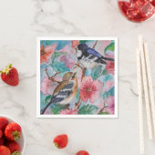 Mooie vogels servetten lente (Insitu)