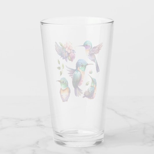 Mooie vogels voor vogelovers glas (Achterkant)