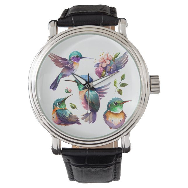 Mooie vogels voor vogelovers horloge (Voorkant)