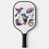 Mooie vogels voor vogelovers pickleball paddle (Achterkant)