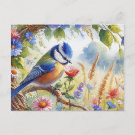 Mooie vogels Zomerlandschap 5 Briefkaart