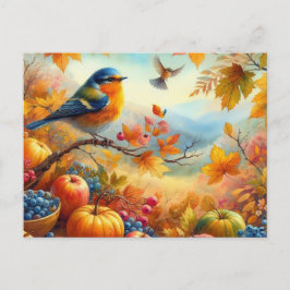 Mooie vogels Zomerlandschap 7 Briefkaart