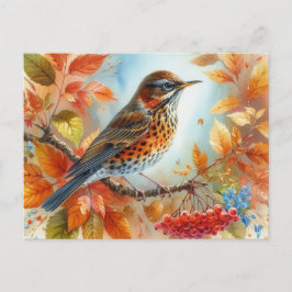 Mooie vogels Zomerlandschap 9 Briefkaart