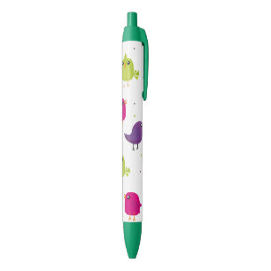 Mooie vogels zwarte inkt pen