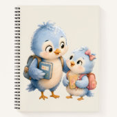 Mooie Vogelsiblings Notitieboek (Voorkant)