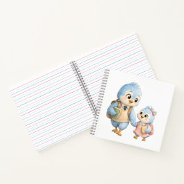 Mooie Vogelsiblings Schoolnotitieboek Notitieboek