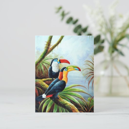 mooie vogelsoorten briefkaart 02 (Staand voorkant)