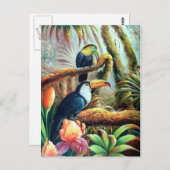 mooie vogelsoorten briefkaart 04 (Voorkant / Achterkant)