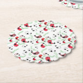 Mooie vogelthema wegwerp onderzetters (Gekanteld)