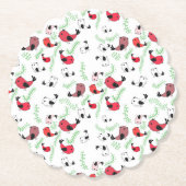 Mooie vogelthema wegwerp onderzetters (Voorkant)