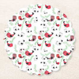 Mooie vogelthema wegwerp onderzetters