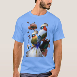 Mooie vogeltjes vriend t-shirt
