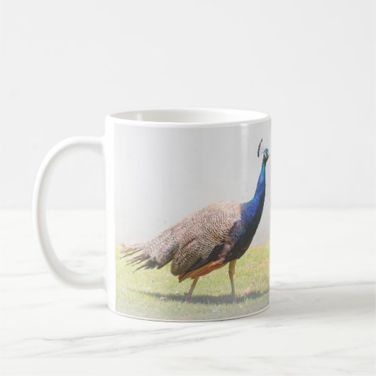 Mooie vogelvogels van Peacock Koffiemok (Links)