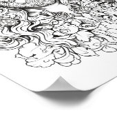 Mooie volwassen bijbel thema kleur poster (Hoek)