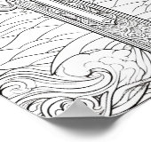 Mooie volwassen bijbel thema kleur poster (Hoek)