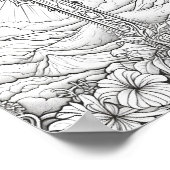 Mooie volwassen bijbel thema kleur poster (Hoek)