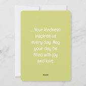 Mooie voorjaarsbloemen Moederdag Feestdagenkaart (Achterkant)